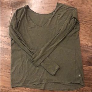 Olive Green Lululemon Longsleeve Tee